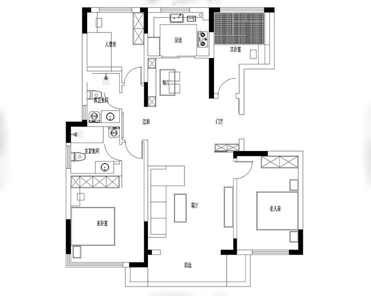 華潤二十四城-140-簡美風(fēng)格-布局圖.jpg